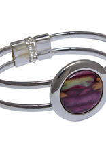 HEATHERGEMS HEATHERGEM ROUND PLATED DOUBLE BANGLE
