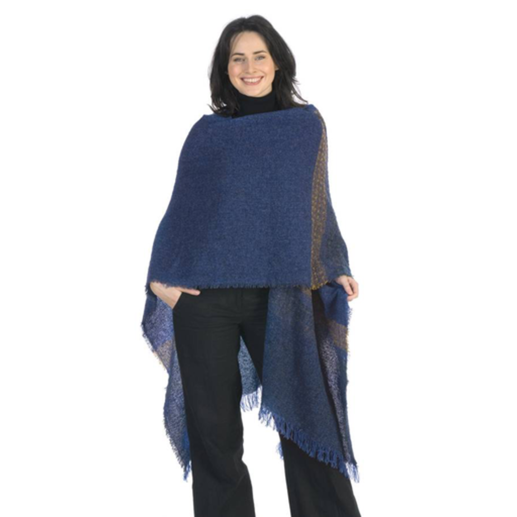 CAPES & RUANAS CELTIC RUANA - Cobalt