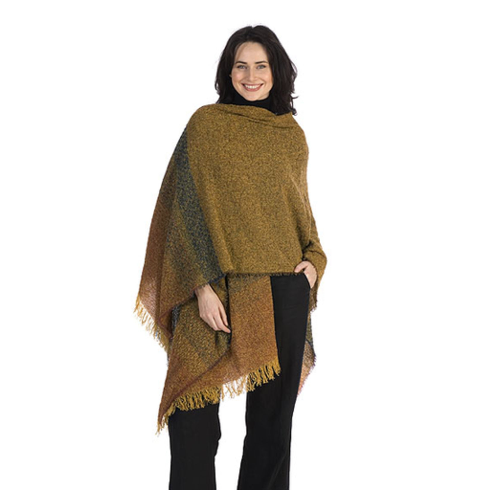 CAPES & RUANAS CELTIC RUANA - Rustic Gold