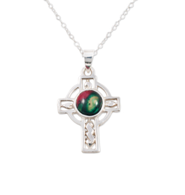 CELTIC CROSSES HEATHERGEM CELTIC CROSS STERLING PENDANT