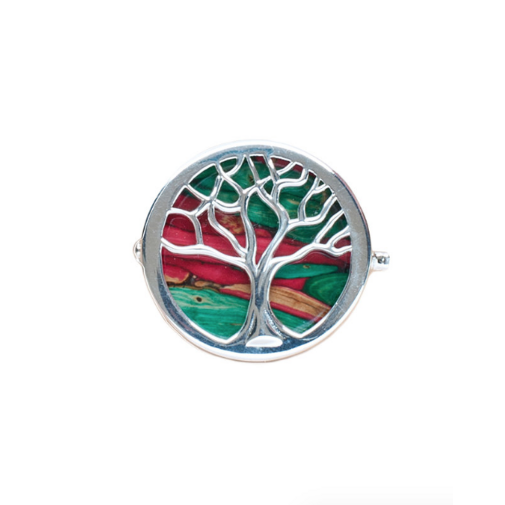 PINS & BROACHES HEATHERGEM TREE of LIFE PLATED BROOCH