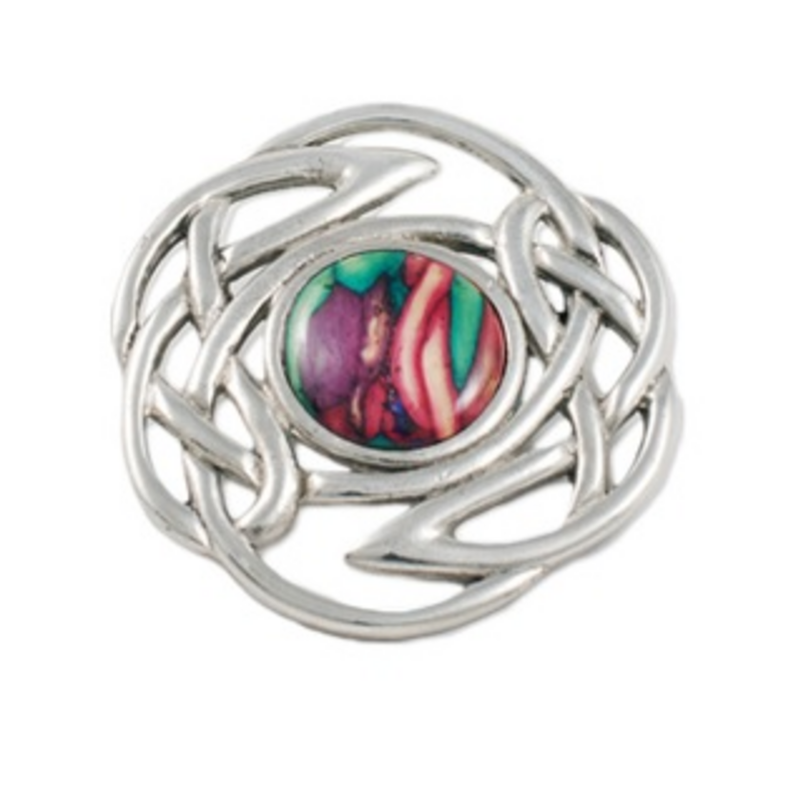 PINS & BROACHES HEATHERGEM CELTIC PEWTER BROOCH