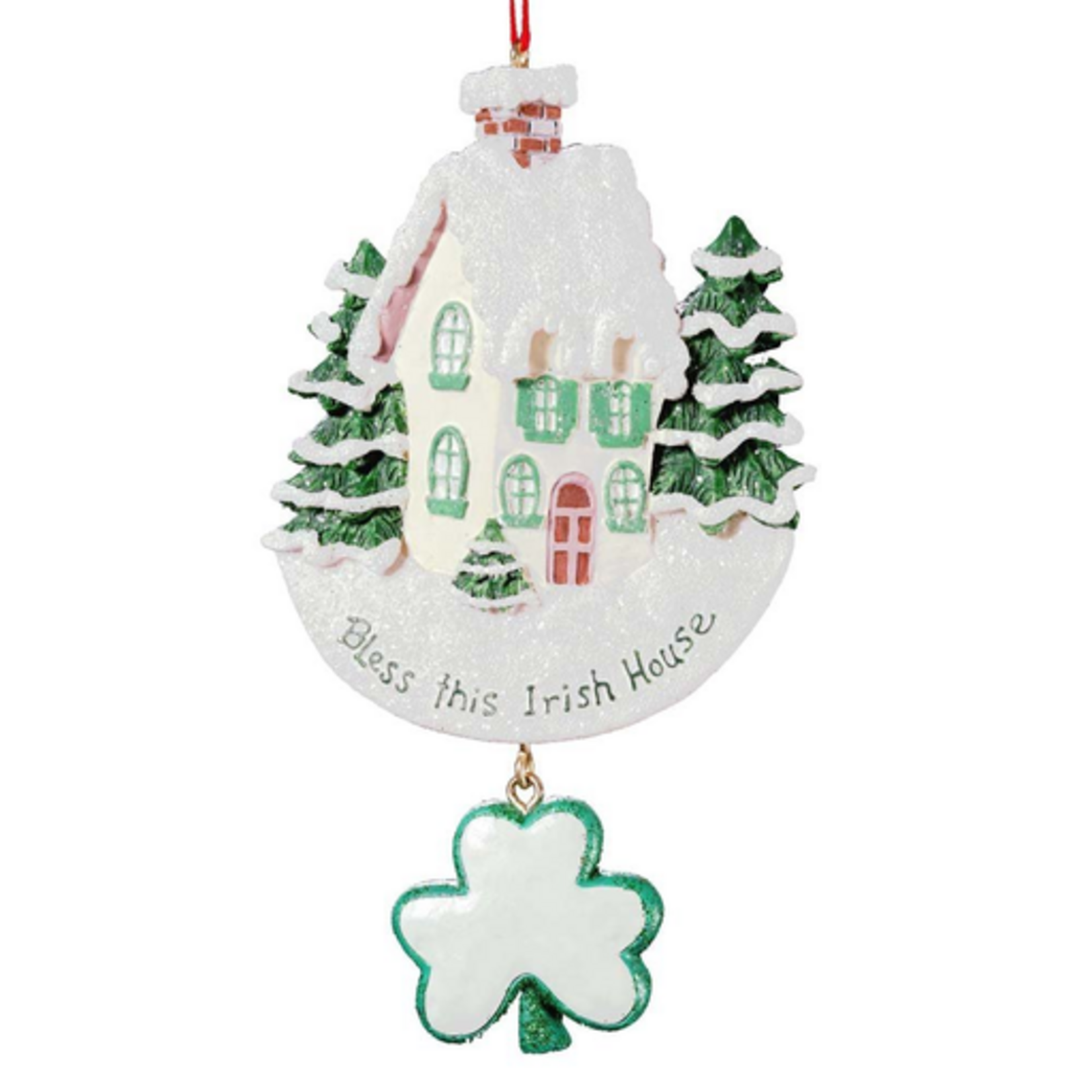 ORNAMENTS "BLESS THIS IRISH HOUSE" ORNAMENT