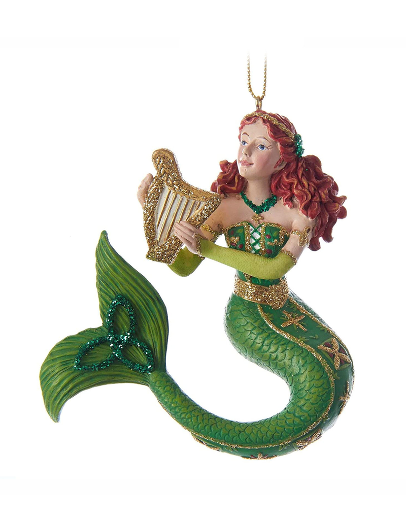 ORNAMENTS IRELAND CELTIC MERMAID ORNAMENT