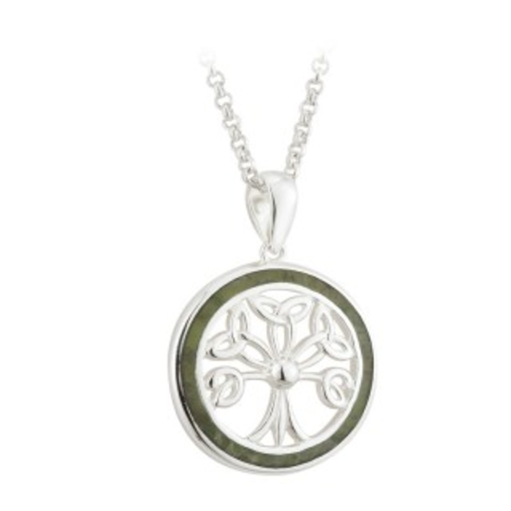 PENDANTS & NECKLACES SOLVAR STERLING & CONNEMARA TREE OF LIFE PENDANT