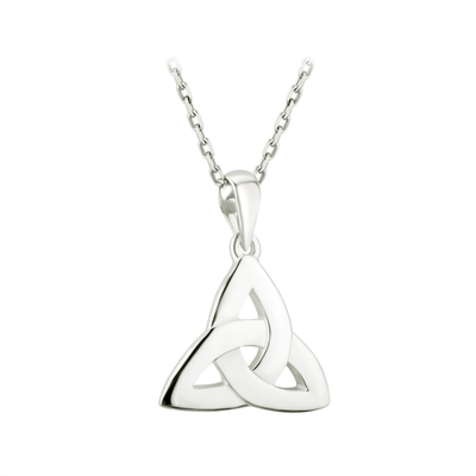 PENDANTS & NECKLACES SOLVAR STERLING TRINITY KNOT PENDANT