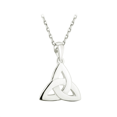PENDANTS & NECKLACES SOLVAR STERLING TRINITY KNOT PENDANT