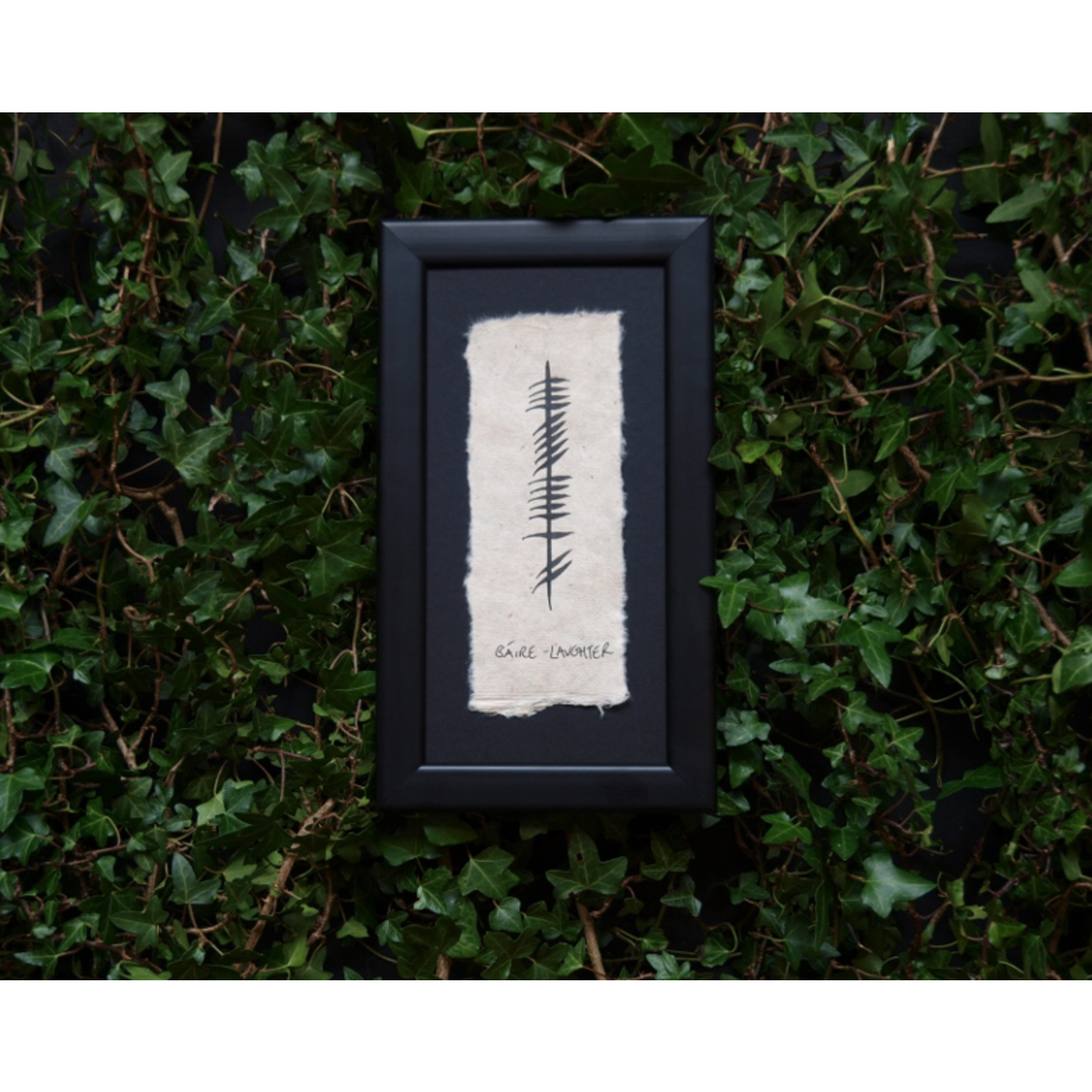 PLAQUES & GIFTS OGHAM WISHES FRAMED ART - Laughter