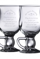 BARWARE GALWAY CRYSTAL IRISH COFFEE GLASSES - Blessing (2)