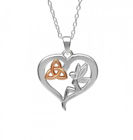 PENDANTS & NECKLACES WOODS - FAIRY TRINITY HEART PENDANT