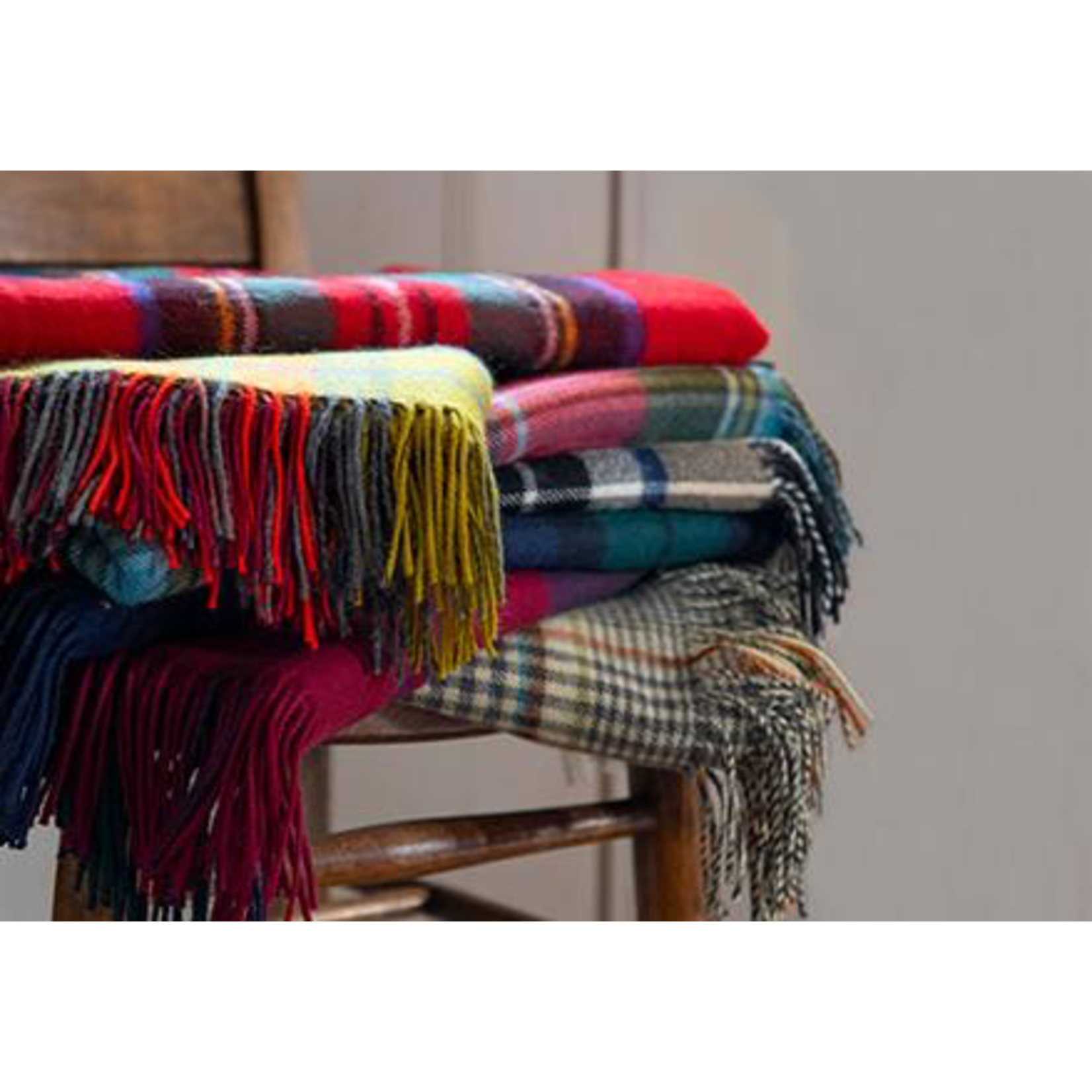 TAPESTRIES, THROWS, ETC. LOCHCARRON LAMBSWOOL LAP BLANKET - Bucchannan Berry