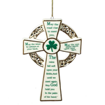 ORNAMENTS IRISH BLESSING CROSS ORNAMENT