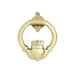 DECOR CLADDAGH BRASS DOOR KNOCKER - Large