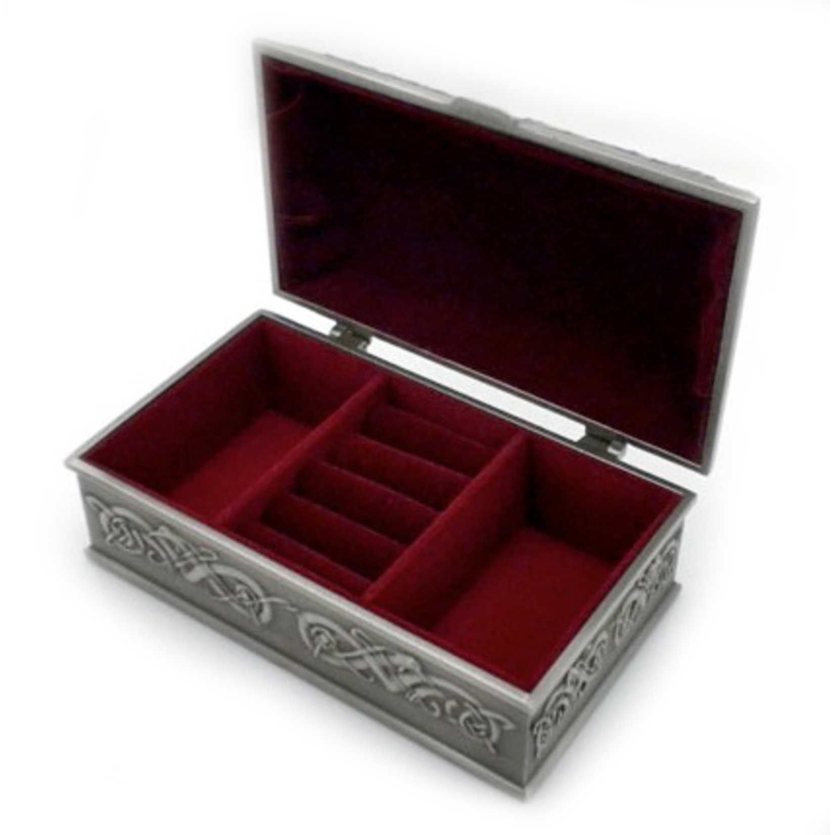 DECOR MULLINGAR PEWTER JEWELRY BOX - Large