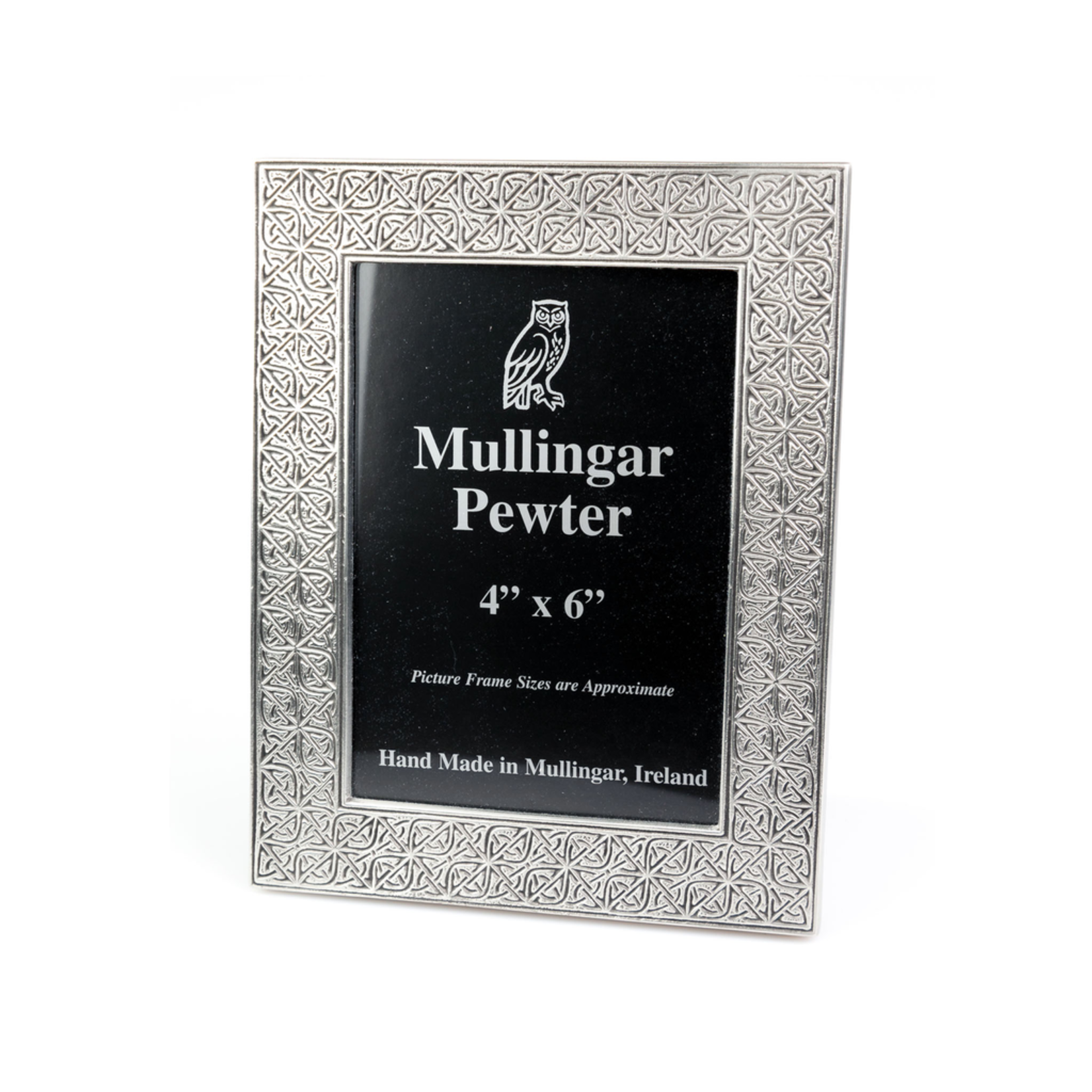 FRAMES MULLINGAR PEWTER CELTIC KNOT FRAME - 4x6