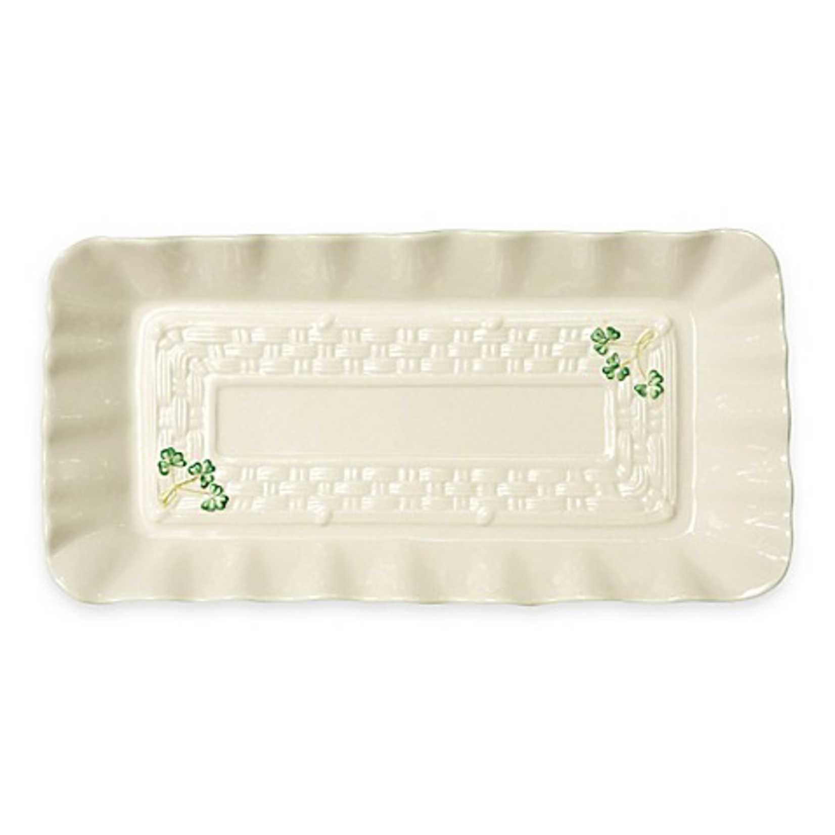 KITCHEN & ACCESSORIES BELLEEK CLASSIC SHAMROCK TRAY