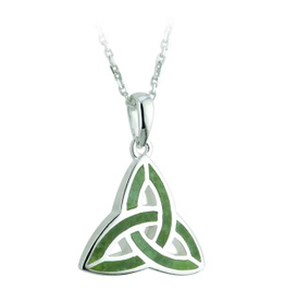 PENDANTS & NECKLACES SOLVAR STERLING & CONNEMARA TRINITY PENDANT