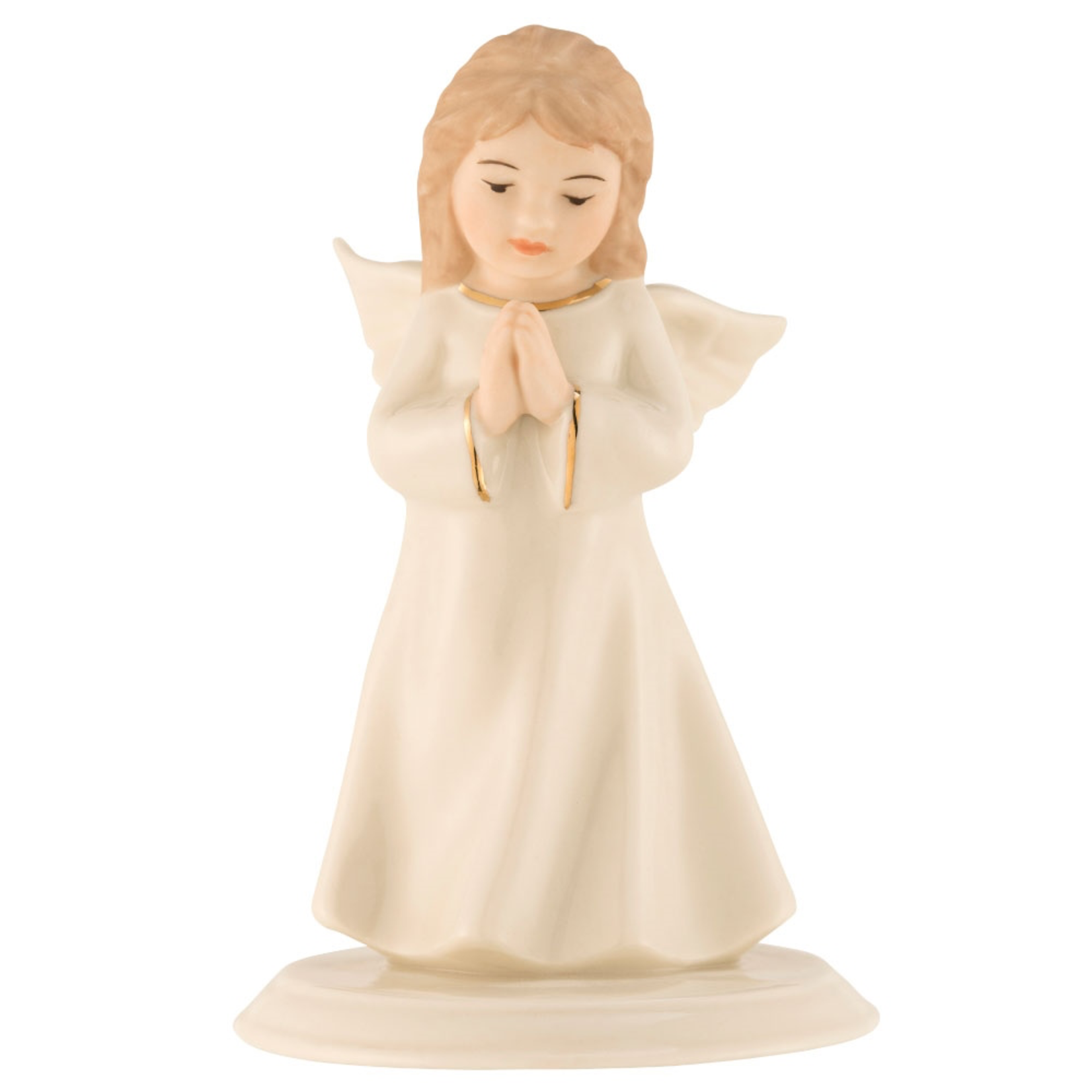 ANGELS BELLEEK LIVING MINI ANGEL of PRAYER