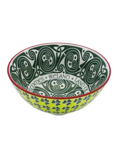 VASES & BOWLS CELTIC CLARA BOWL - ONE HUNDRED THOUSAND WELCOMES (4.25")