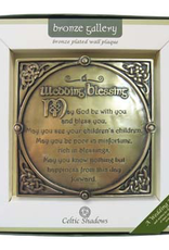 PLAQUES & GIFTS CELTIC BRONZE GALLERY WALL PLAQUE - Wedding Blessing