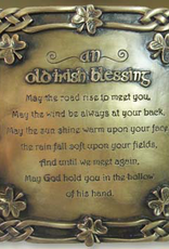 PLAQUES & GIFTS CELTIC BRONZE GALLERY WALL PLAQUE - Old Irish Blessing