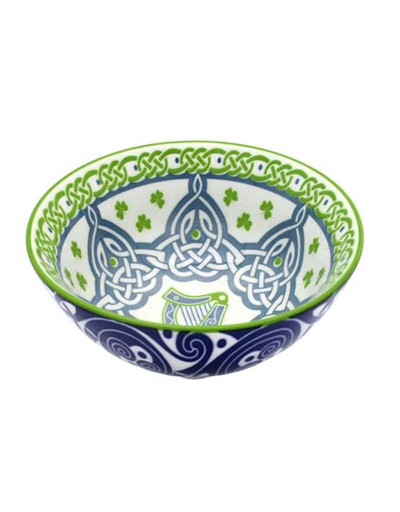 VASES & BOWLS CELTIC CLARA BOWL - IRISH HARP (4.25")
