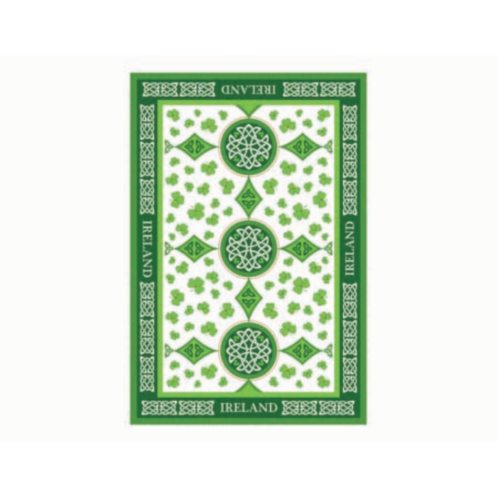 KITCHEN & ACCESSORIES TEA TOWEL - Scattered Shamrocks