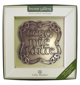 PLAQUES & GIFTS CELTIC BRONZE GALLERY WALL PLAQUE - Cead Mile Failte