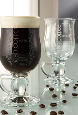 BARWARE GALWAY CRYSTAL IRISH COFFEE GLASSES - Recipe (2)
