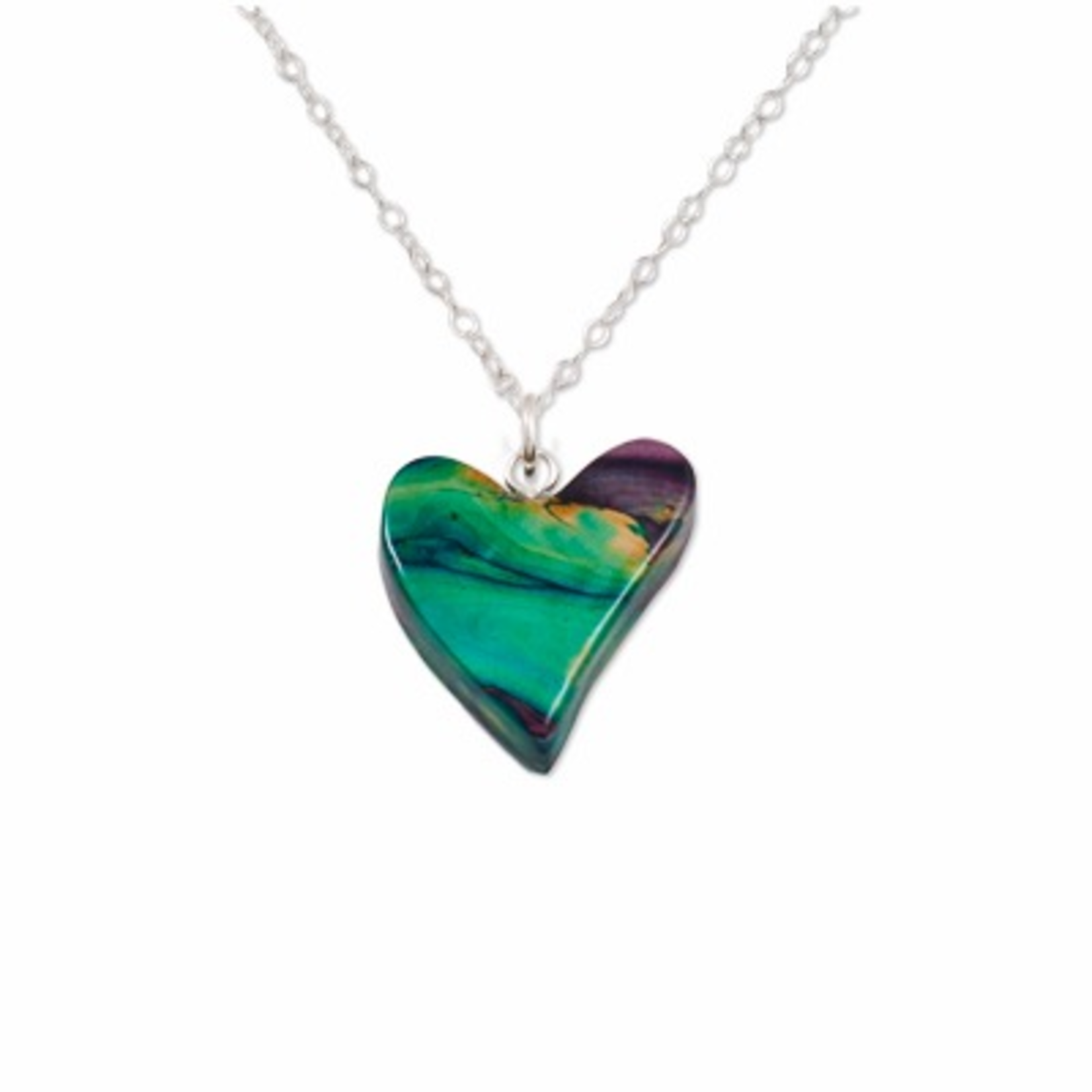 PENDANTS & NECKLACES HEATHERGEM QUIRKY HEART PENDANT