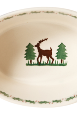 HOLIDAY NICHOLAS MOSSE SMALL OVAL PIE DISH - Reindeer