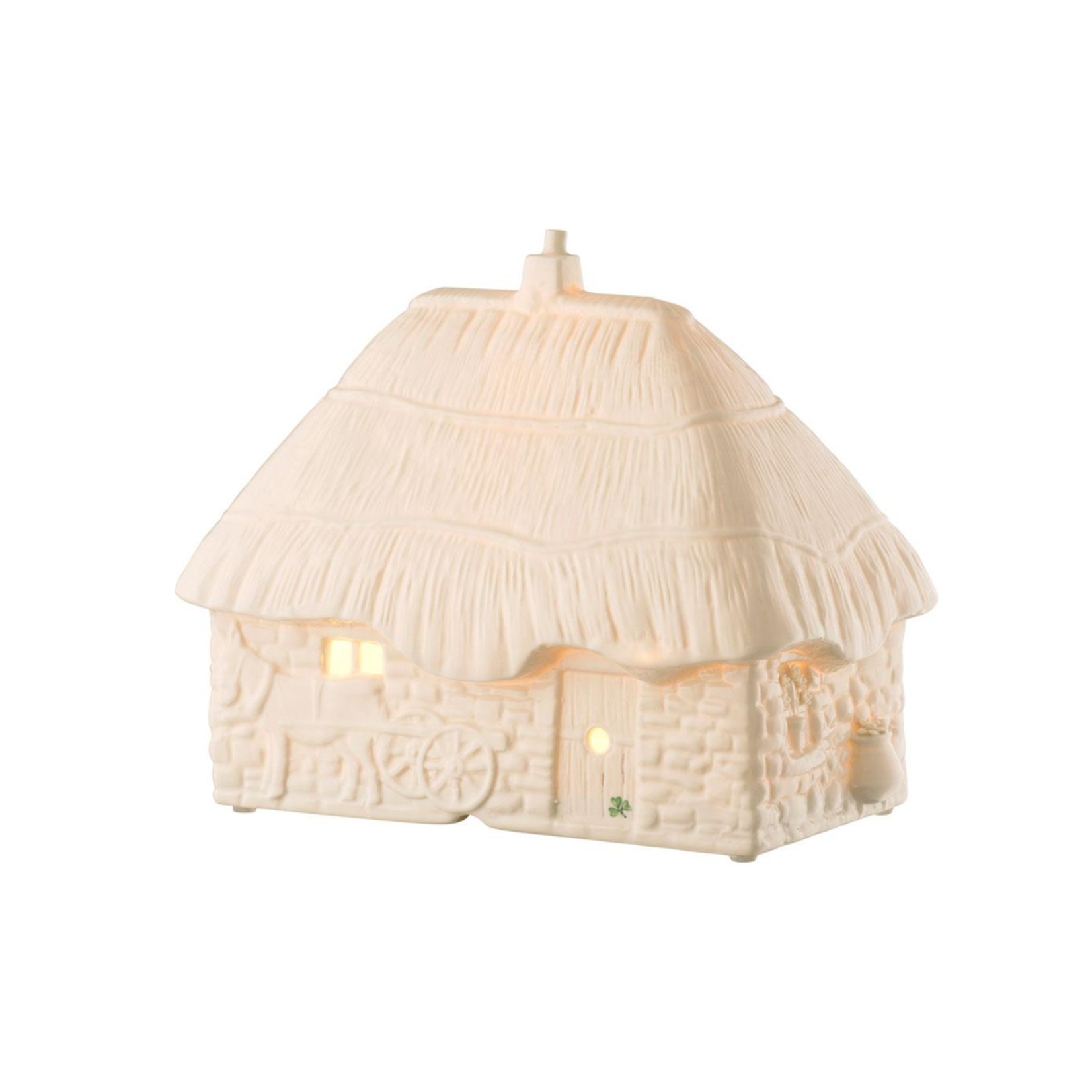 DECOR BELLEEK THATCHED COTTAGE LUMINAIRE