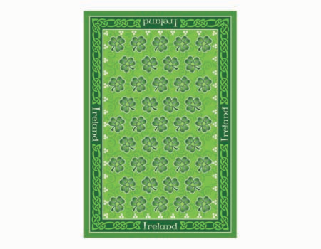 KITCHEN & ACCESSORIES TEA TOWEL - Dancing Shamrocks