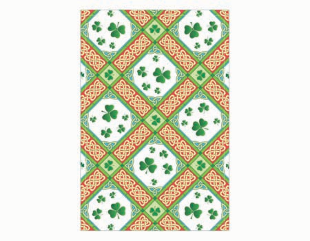 KITCHEN & ACCESSORIES TEA TOWEL - Shamrock Diamonds