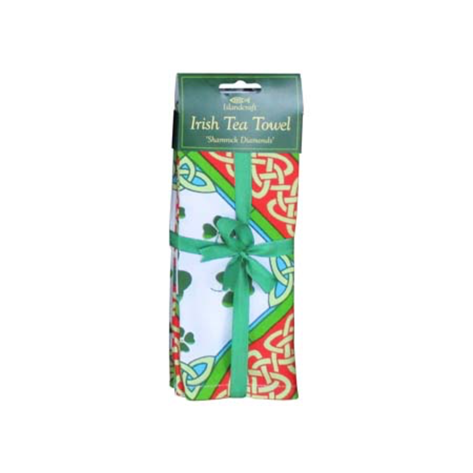 KITCHEN & ACCESSORIES TEA TOWEL - Shamrock Diamonds