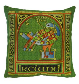 TAPESTRIES, THROWS, ETC. CELTIC WEAVE 18x18 PILLOW - Celtic Peacock
