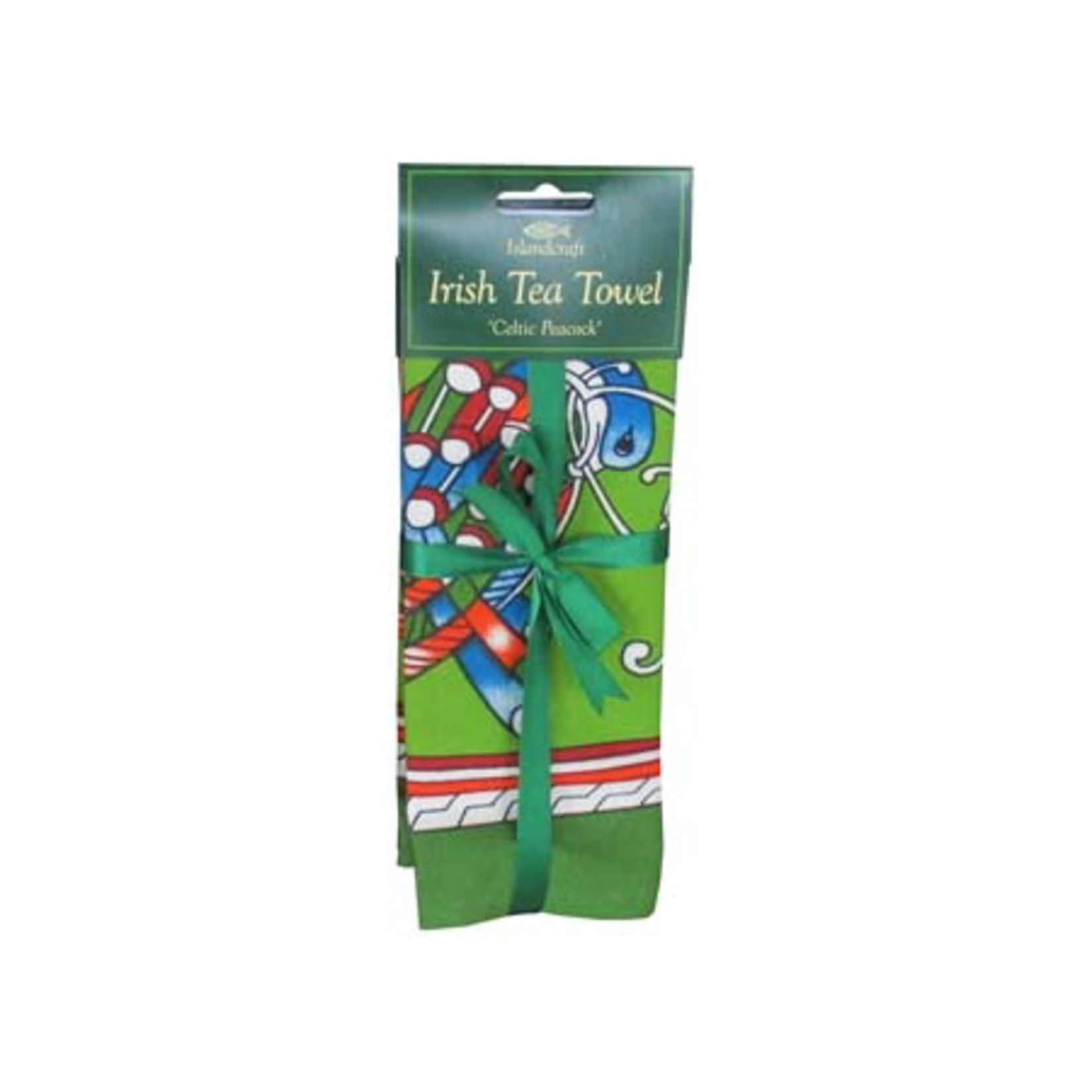 KITCHEN & ACCESSORIES TEA TOWEL - Celtic Peacock