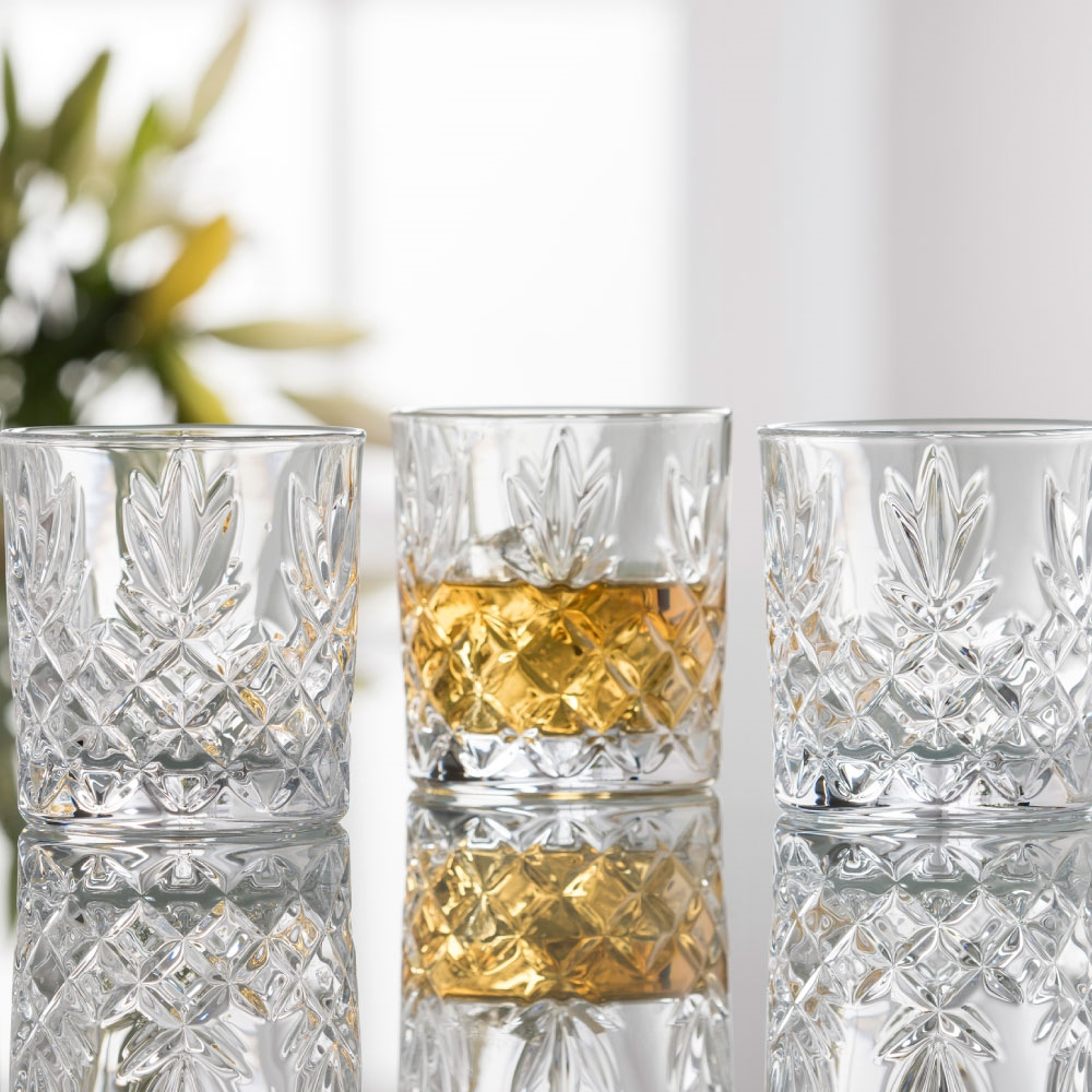 BARWARE GALWAY CRYSTAL RENMORE DOF SET (4)