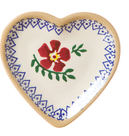 KITCHEN & ACCESSORIES NICHOLAS MOSSE TINY HEART PLATE - Old Rose