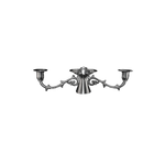 WEDDING ACCESSORIES MULLINGAR PEWTER CLADDAGH WEDDING UNITY CANDLE HOLDER