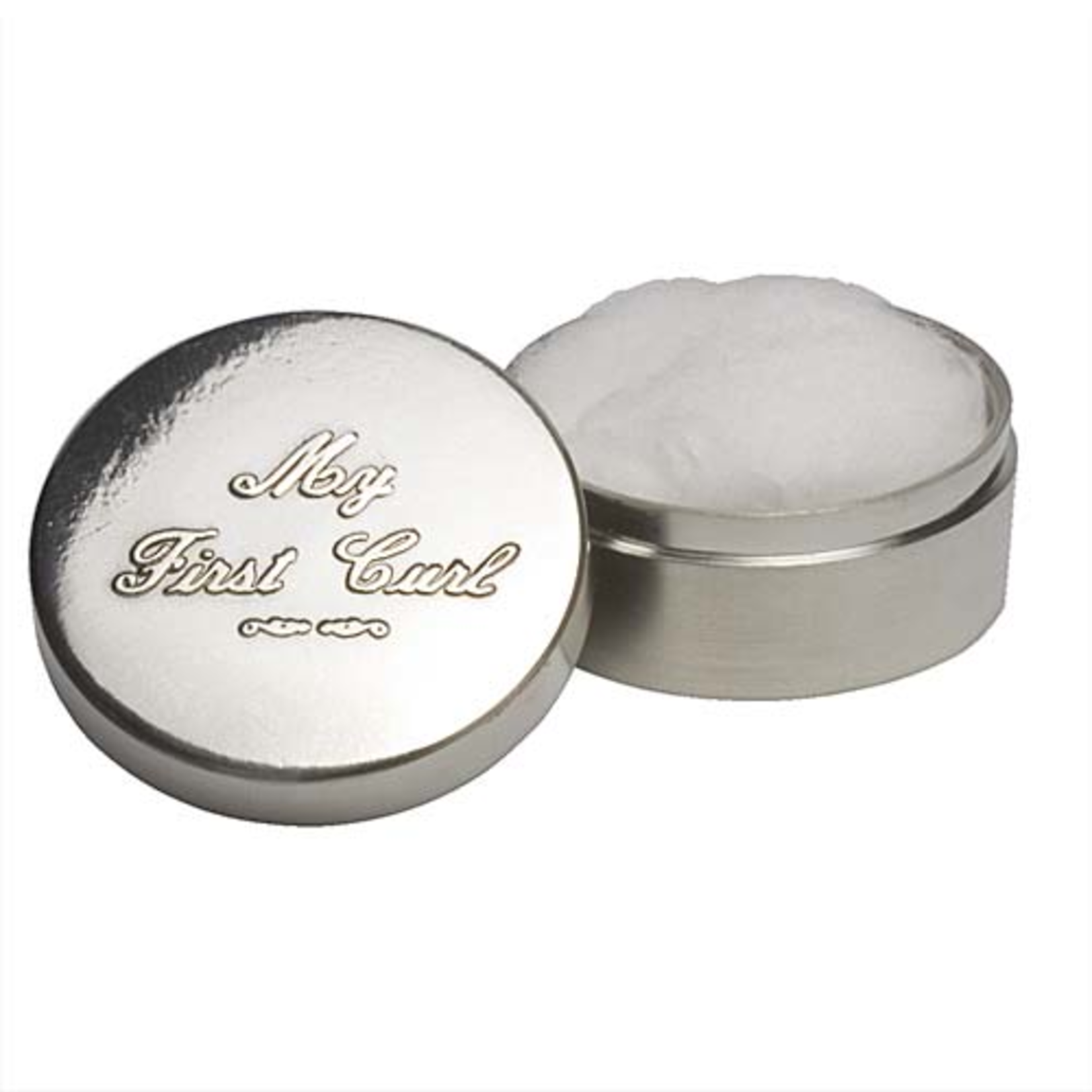 KIDS & BABY DECOR MULLINGAR PEWTER MY FIRST CURL BOX