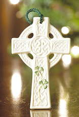 HOLIDAY BELLEEK ORNAMENT - Saint Kieran's Cross