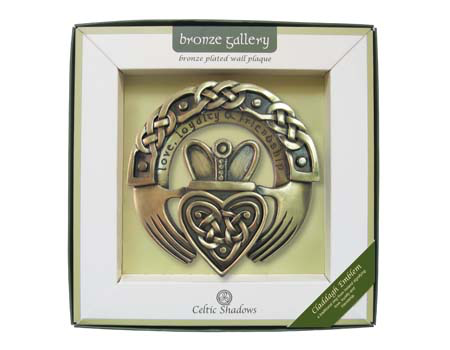 PLAQUES & GIFTS CELTIC BRONZE GALLERY WALL PLAQUE - Claddagh