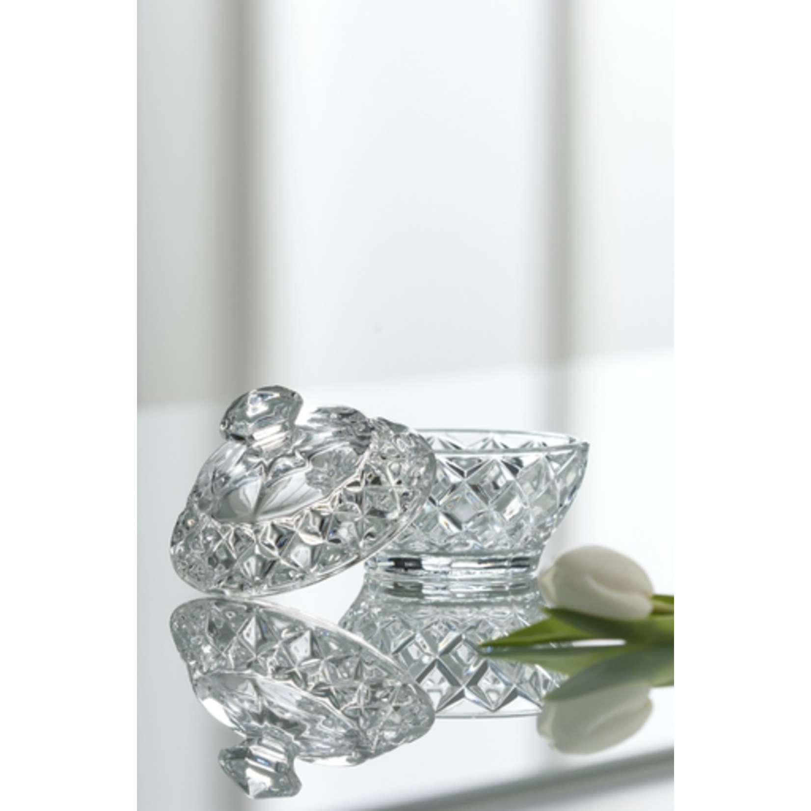 DECOR GALWAY CRYSTAL ASHFORD TRINKET BOX