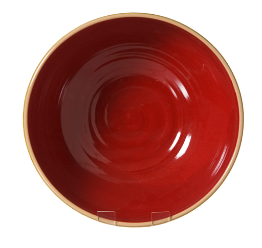 NICHLAS MOSSE SALAD BOWL - RED LAWN - Irish Crossroads