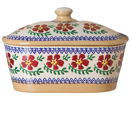 KITCHEN & ACCESSORIES NICHOLAS MOSSE COVERED BUTTER DISH - Old Rose