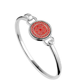 BRACELETS & BANGLES SOLVAR BOOK of KELLS CELTIC KNOT BANGLE - Red