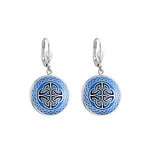 EARRINGS SOLVAR BOOK of KELLS 4TRIN EARRINGS - Blue