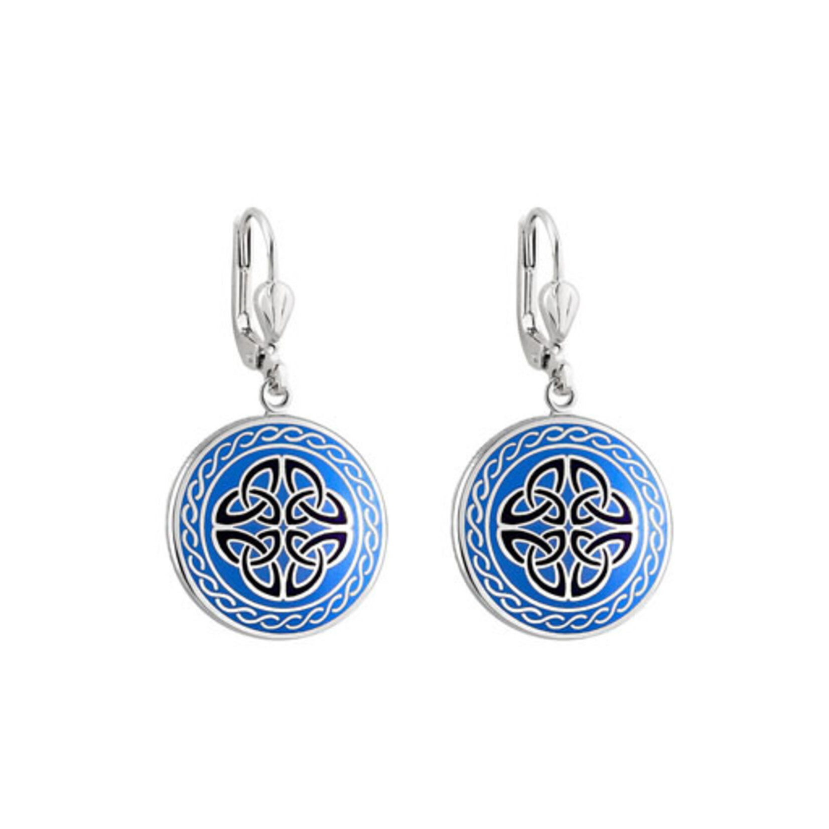EARRINGS SOLVAR BOOK of KELLS 4TRIN EARRINGS - Blue