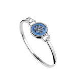 BRACELETS & BANGLES CLEARANCE: SOLVAR BOOK of KELLS 4TRIN BANGLE - Blue :FINAL SALE